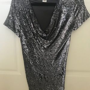 Silk sequin top!